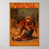 Vaquero de Arizona - Cowboy y la lucha india