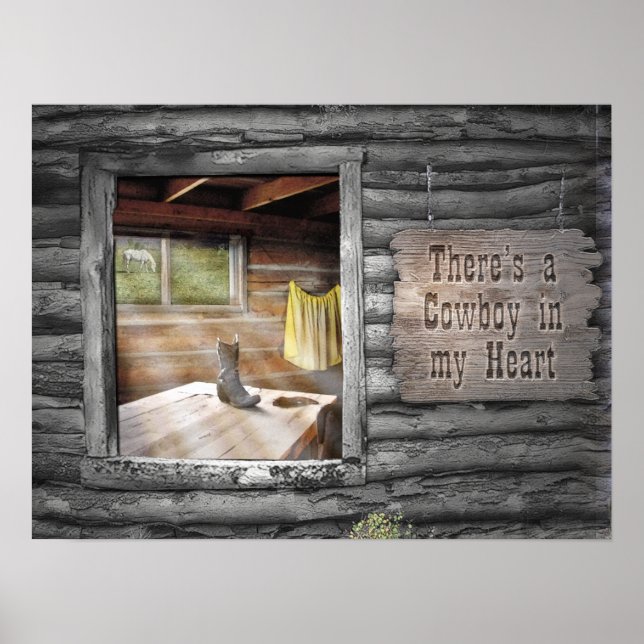 Póster Vaquero en mi corazón (Frente)