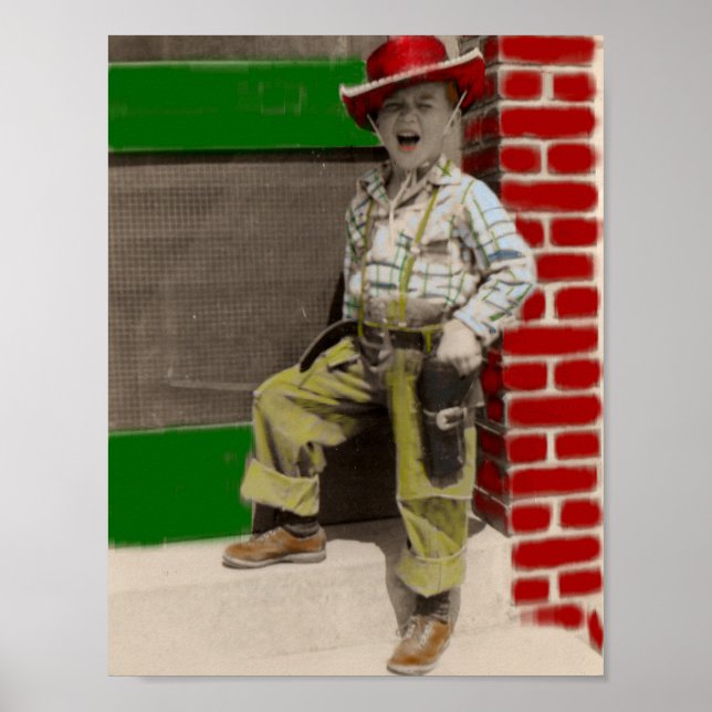 Póster vaquero urbano (Frente)