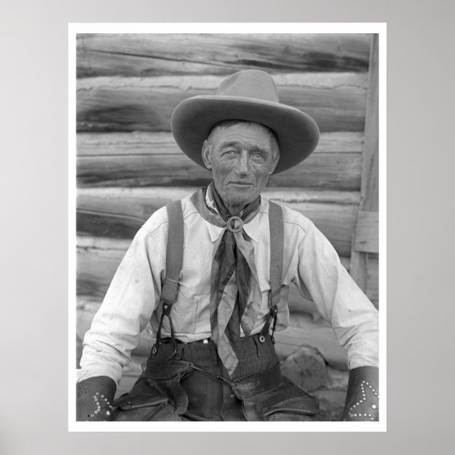 Póster Vaquero viejo (Frente)