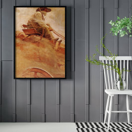 Póster Vaqueros vintage, El vagón del Ore de la NN Wyeth