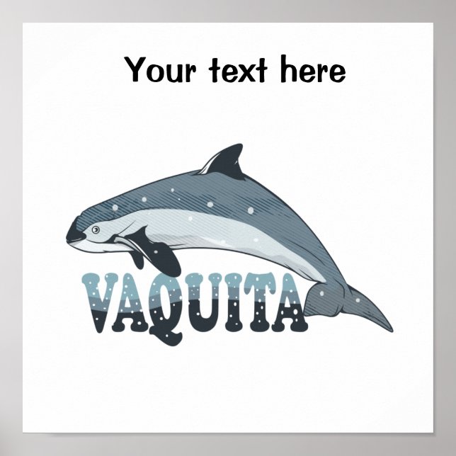 Póster Vaquita Porpoise (Frente)