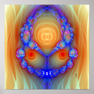 Póster Variación de furia 2 (12" x 12") Poster de impresi