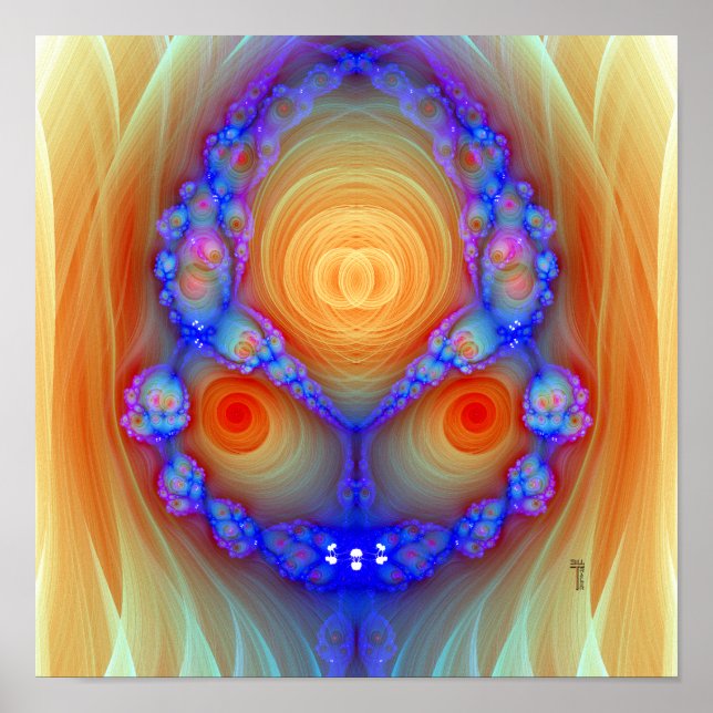 Póster Variación de furia 2 (12" x 12") Poster de impresi (Frente)