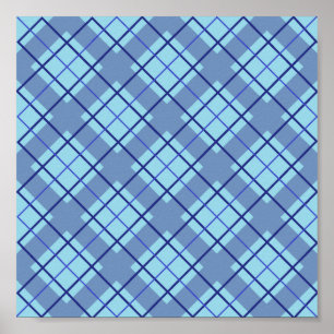 Póster Variación de la placa azul