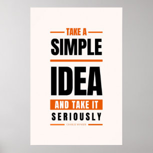 Póster Variación Poster de la cita de Charlie Munger