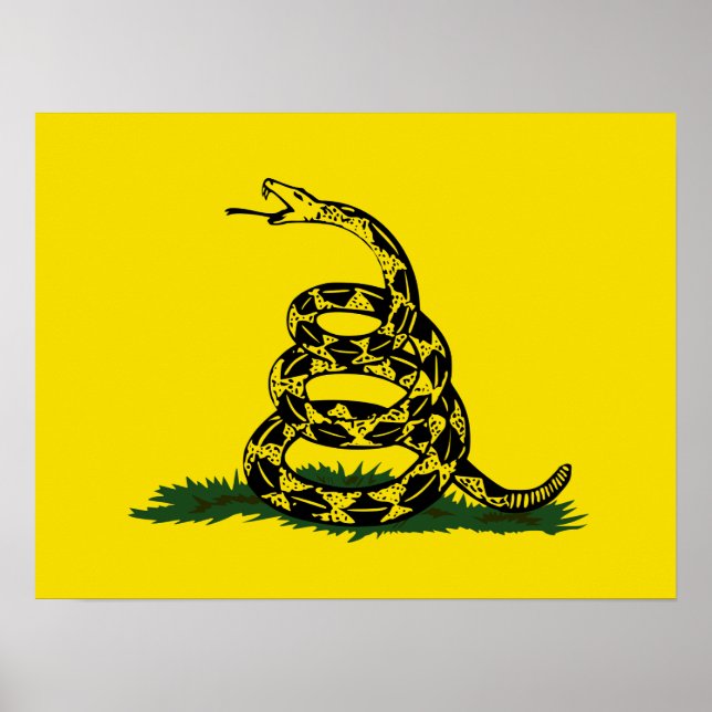 Póster Variante de la bandera de Gadsden (Frente)