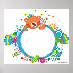 Póster Variedad de caramelos