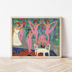 Póster Varietés   Ernst Ludwig Kirchner