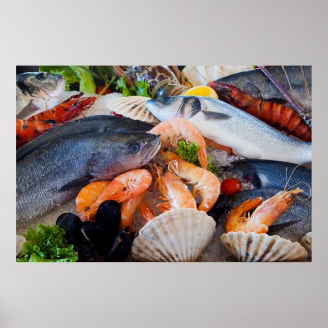 Póster Varios Mariscos (Frente)