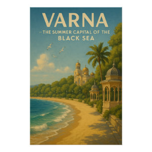 PÓSTER VARNA LA CAPITAL DE VERANO DEL MAR NEGRO