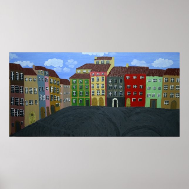 Póster Varsovia, Polonia (Frente)