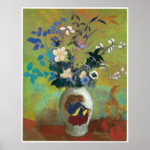 Póster Vase au Guerrier Japonais, 1905