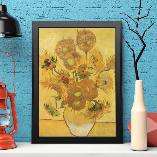 Póster Vase con 15 girasoles de Vincent van Gogh (Subido por el creador)