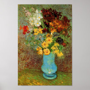 Póster Vase con Daisies y Anemones Van Gogh Bella Artes
