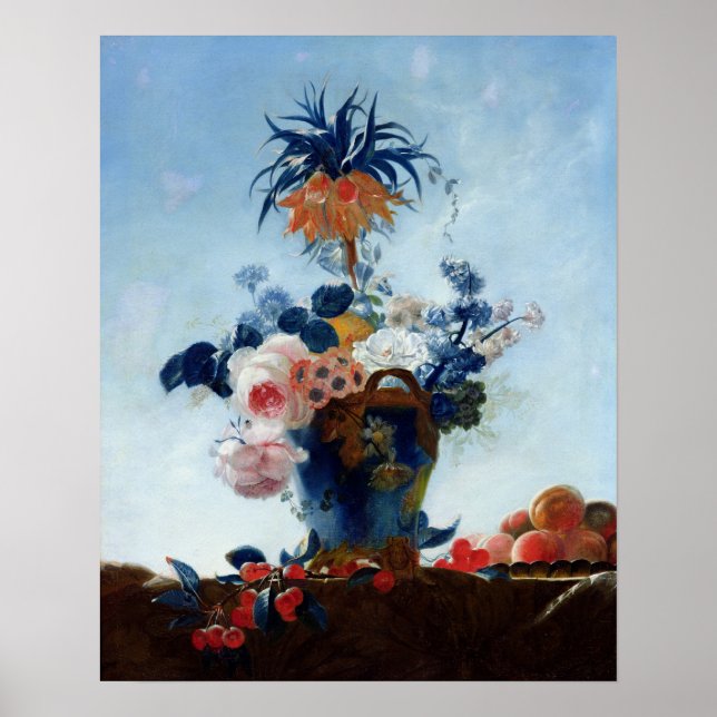 Póster Vase con flores (Frente)