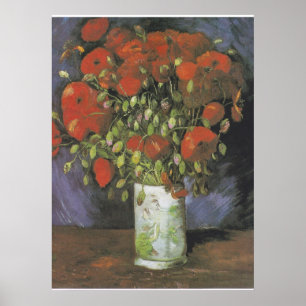 Póster Vase con los pimientos rojos Vincent van Gogh
