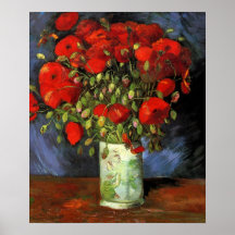 Vase con los rojos de Vincent Van Gogh