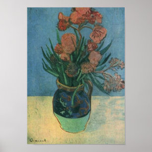 Póster Vase con Oleanders Van Gogh Bella Artes