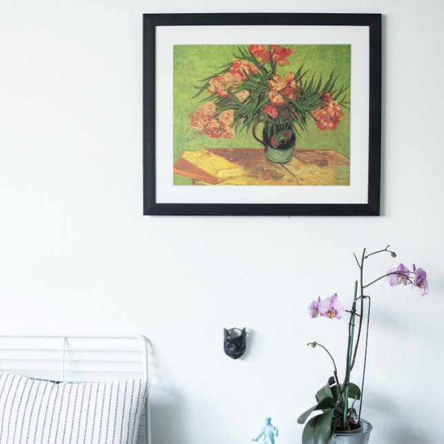 Póster Vase con Oleanders y Libros de Vincent van Gogh (Subido por el creador)