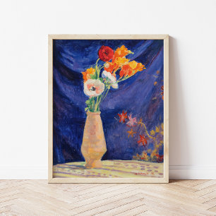 Póster Vase d'Anémones   Henri Lebasque