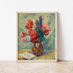 Póster Vase de Fleurs   Maximilien Luce