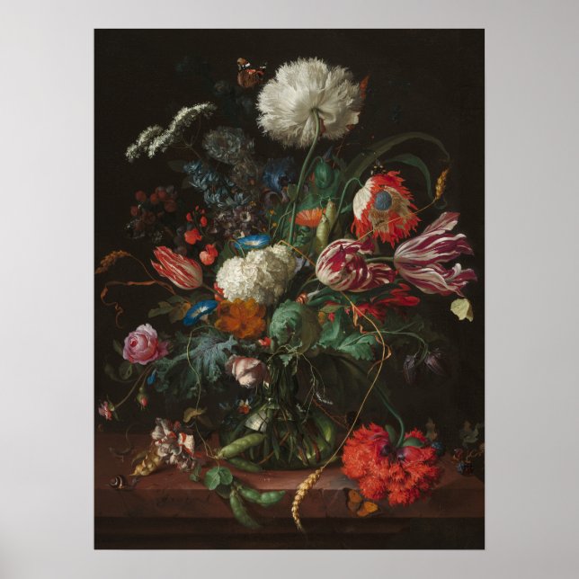 Póster Vase de flores - Jan Davidsz. de Heem (Frente)