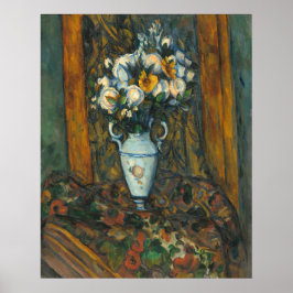 Póster Vase de flores - Paul Cézanne Bella Artes