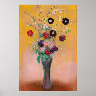 Póster Vase de flores por Odilon Redon
