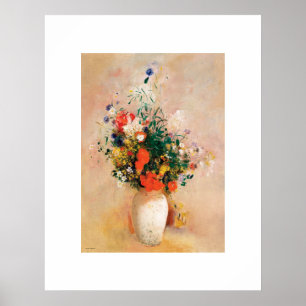 Póster Vase de flores por Odilon Redon