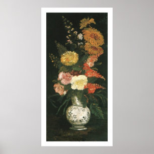 Póster Vase with Aster and Silva by Vincent van Gogh