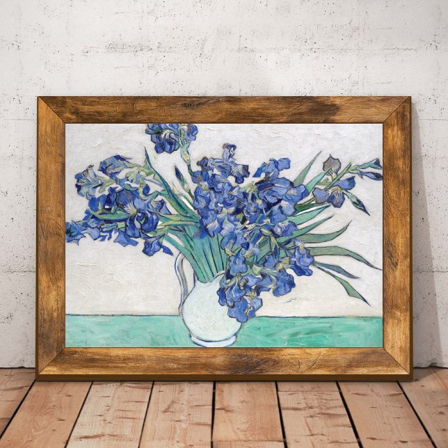 Póster Vase with Irises Vincent van Gogh  (Subido por el creador)