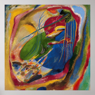 Póster Vasily Kandinsky - Imagen con tres puntos
