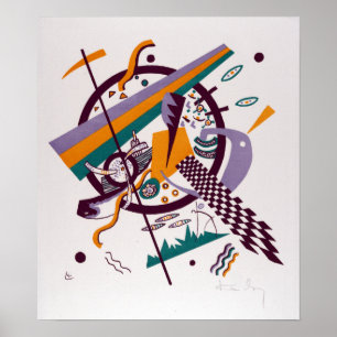 Póster Vasily Kandinsky Pequeños Mundos IV