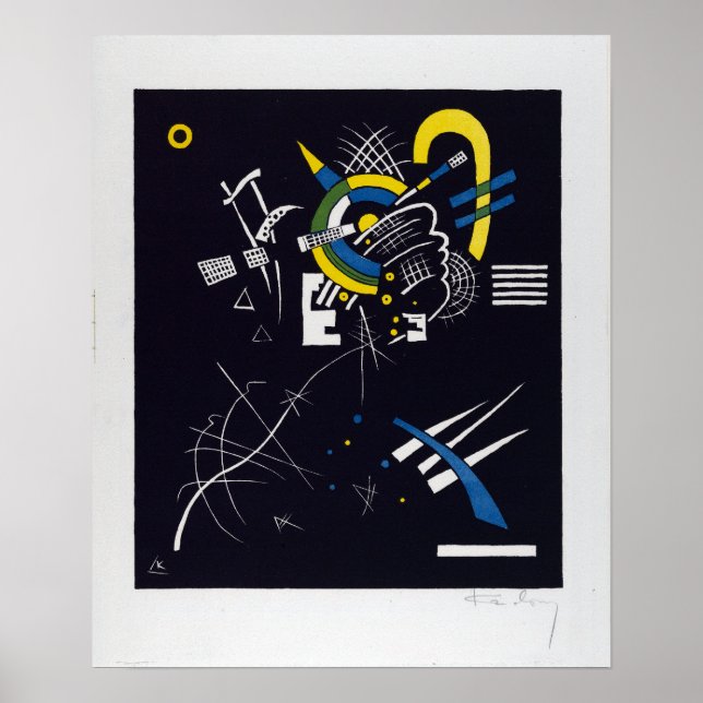Póster Vasily Kandinsky Small Worlds VII (Frente)