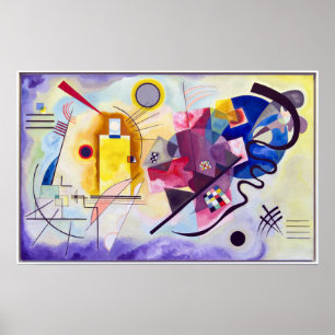 Póster Vasily Kandinsky Yellow-Red-Blue