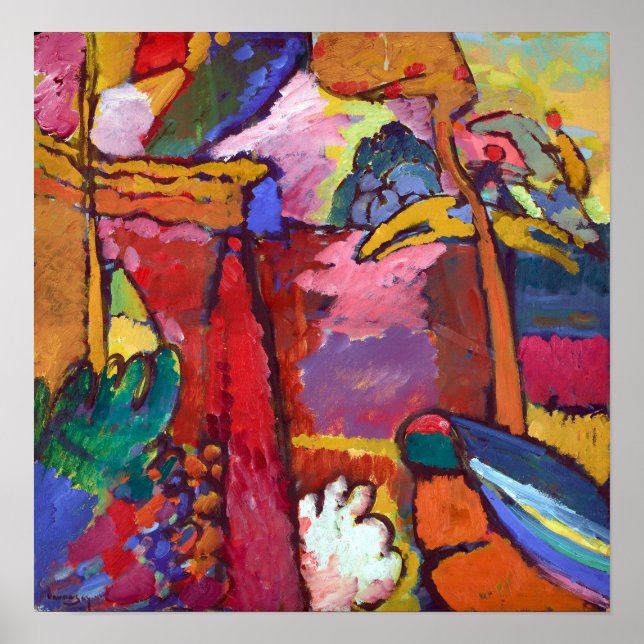 Póster Vasily Kandisnky Jardín del Amor (Frente)