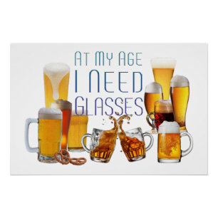 Póster vasos de cerveza SlipperyJoe's vasos pilsner jarra