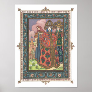 Póster Vassilissa el poster ruso hermoso del Folktale