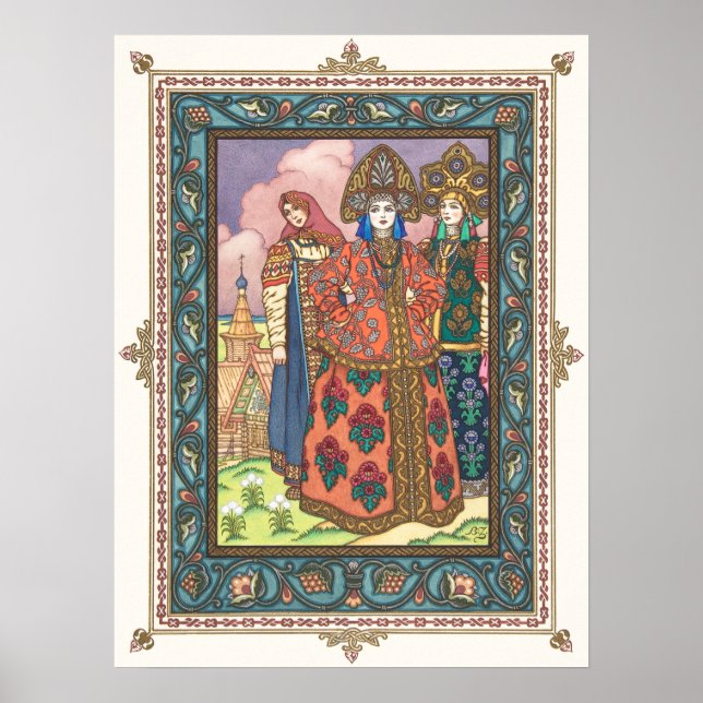 Póster Vassilissa, Feria de Boris Zvorykin (Frente)