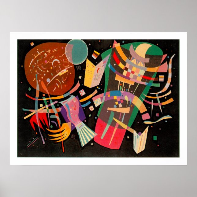 Póster Vassily Kandinsky, 1939 - Composición 10 (Frente)