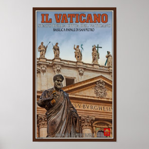Póster Vatican City Statues