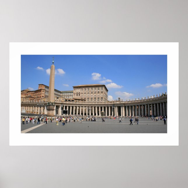 Póster Vatican Plaza Landscape (Frente)