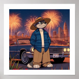 Póster Vato Lobo el 4 de julio   