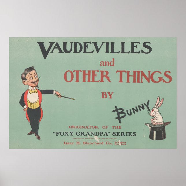 Póster Vaudeville y otras cosas de Rupert Bunny (Frente)