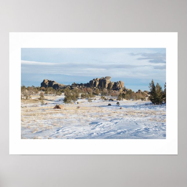 Póster Vaudewoo - WY, USA (Frente)