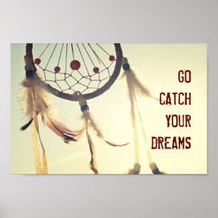 Póster VAYA A CAPTURAR A SU Poster Dreamcatcher DREAMS