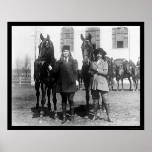 Póster Vayamos el montar a caballo 1921