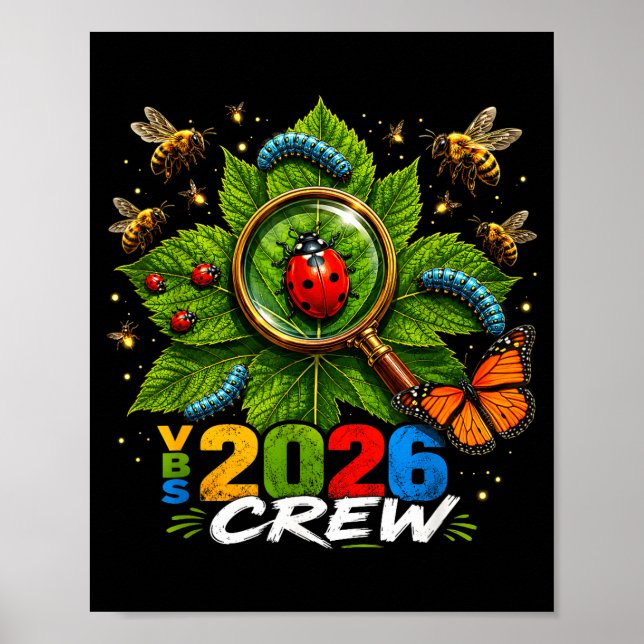 Póster Vbs 2026 tripulación explorador de insectos vacaci (Frente)