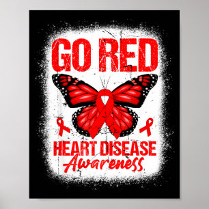 Póster Ve la Mariposa Roja y Día de la Conciencia sobre l